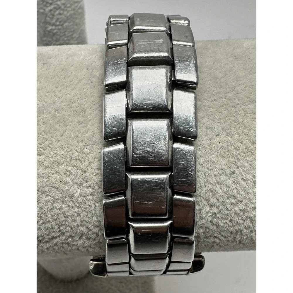 Armitron Diamond 20/1549-51 Mens‎ Tank Watch New Battery 29MM 7.5